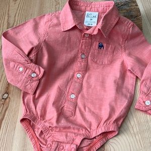 🍁 EUC- Baby B.U.M. Button Up Shirt/Onesie!